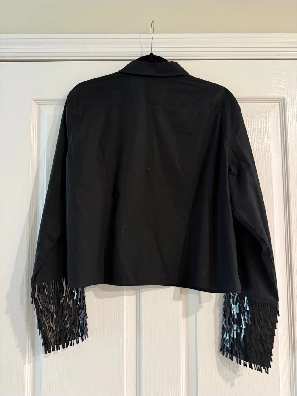 J. Crew Collection Black Button-Up Collared Shirt